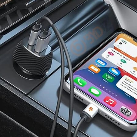 Bydiz BY-38L Hızlı Araç Şarj Cihazı 38W Çakmaklık Şarj Aleti Apple iPhone 14/13/12/11/pro/max