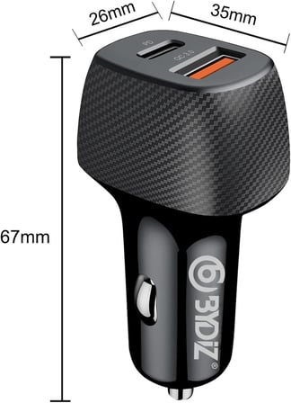 Bydiz BY-38L Hızlı Araç Şarj Cihazı 38W Çakmaklık Şarj Aleti Apple iPhone 14/13/12/11/pro/max