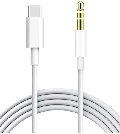 Type-c to 3.5mm Aux Kablo, Aux Ses Kablosu, Type C to 3.mm Aux Hızlı Şarj Kablosu, TAK ÇALIŞTIR Aux ses Kablosu PD Aux Çevirici tabletler araba teypleri speaker hoparlör bilgisayar