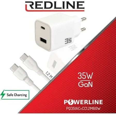 35W GaN Tip-C ve USB-A Sarj Seti