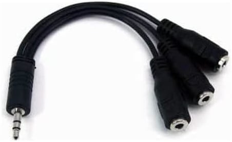 3 Lü Stereo Çoklayıcı 3 x 3.5 mm Aux SES SİSTEMİ KABLOSU