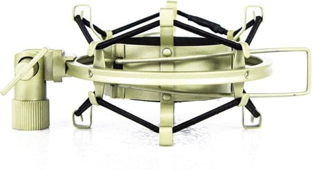 90 Yüksek Yalıtımlı Mikrofon Shockmount Gümüş