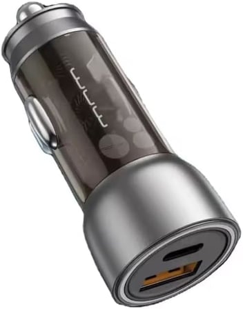 38W Hızlı Şarj Araç Çakmak Şarj Cihazı Dual Port USB 18W + Type-C 20W PD20W+QC3.0 - C185