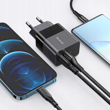 Ch-1951 20W 1X Type-C 1X Usb Girişli Hızlı Şarj Aleti, Siyah