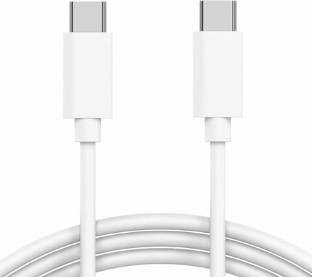 Apple iPhone 16 Pro Type-C - Type-C Kablo Beyaz [iPhone 16 Pro ile Uyumlu Kablo - Beyaz]