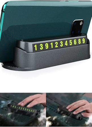 Araç İçi Numaratör Ve Telefon Tutucu