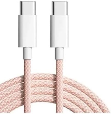 STORE 60W PD Type-C USB-C'den USB-C'ye 60W Kablo Süper Hızlı Şarj (PEMBE)