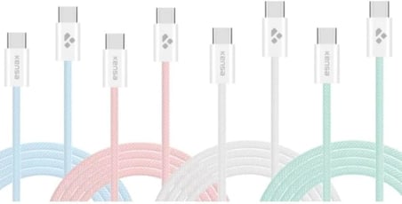 STORE 60W PD Type-C USB-C'den USB-C'ye 60W Kablo Süper Hızlı Şarj (PEMBE)
