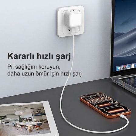 YK94 40W PD Destekli Type-C Hızlı Şarj Cihazı