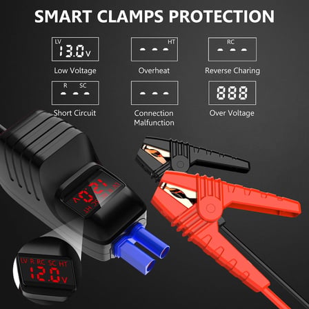 Jstar 3 20000mAh 1600A Jump Starter LCD Ekranlı Taşınabilir Akü Takviye Cihazı ( Çanta + Powerbank + Led Lamba)