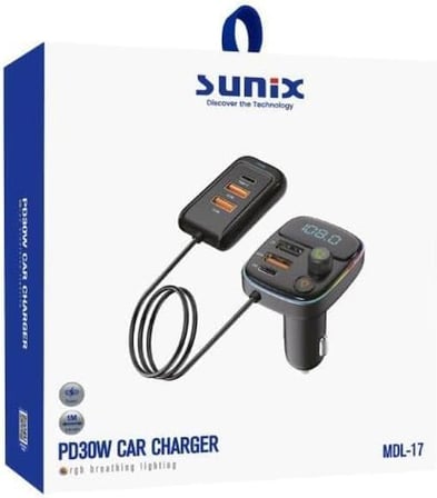 Pd 30W Şarj Ve Rgb Led Işıklı Araç Modülatörü Mdl-17