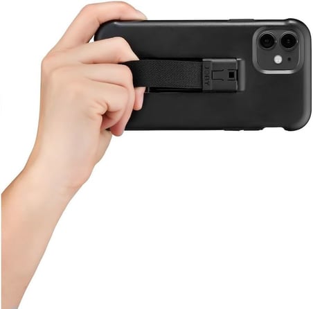 FreeHold Kit iPhone 11 için, koruyucu kılıf, elastik parmak halkası, esnek sargı alarmları, 1/4 inç tripod adaptörü, Vlogging, canlı yayın için, içerik oluşturma, Tik Tok