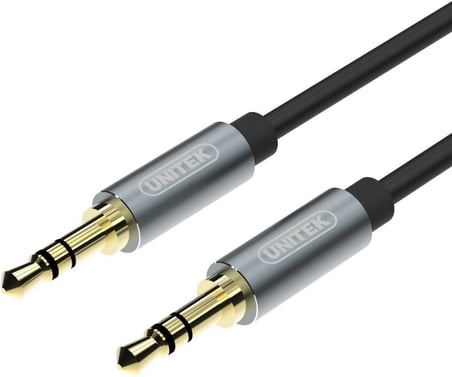 3.5mm AUX Ses Kablosu Erkek Erkek 1 Metre Siyah Y-C926ABK