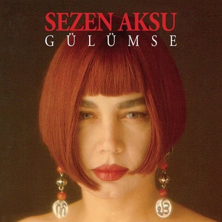 Sezen Aksu Gülümse Kırmızı Renkli Plak LP