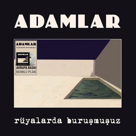 Adamlar Rüyalarda Buruşmuşuz LP Renkli Plak Avrupa Baskı