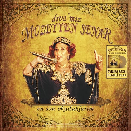 Müzeyyen Senar Diva'mız En Son Okuduklarım Gold Viny Renkli Plak, LP