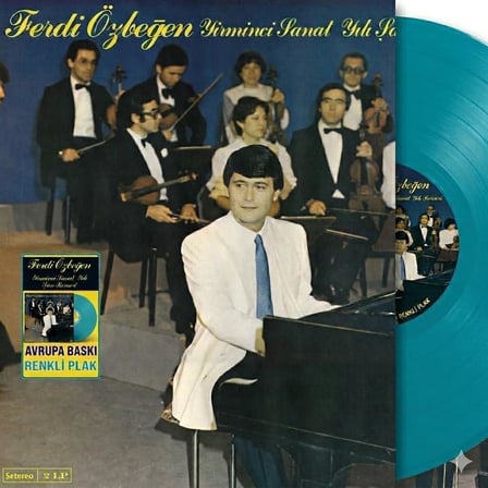 Ferdi Özbeğen Yirminci Sanat Yılı Şan Konseri Renkli Plak 2LP, Avrupa Baskı