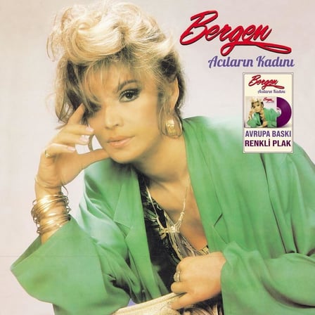 Bergen Acıların Kadını Renkli Plak, Avrupa Baskı, Mor Vinil LP