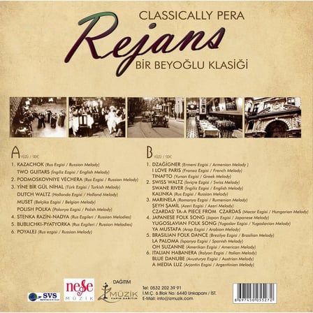 Rejans Bir Beyoğlu Klasiği - Plak