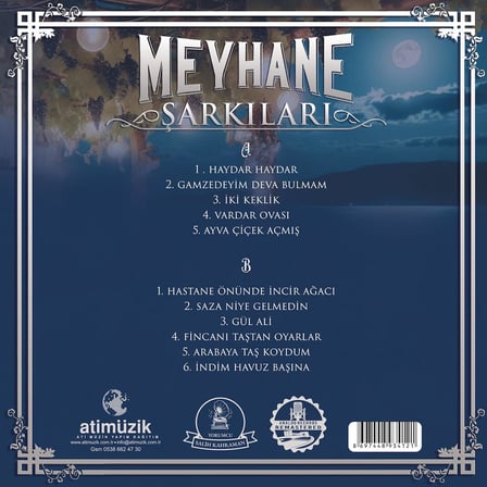 Salih Kahraman Meyhane Şarkıları Plak, LP, Türk Halk Müziği, Analog Remastered