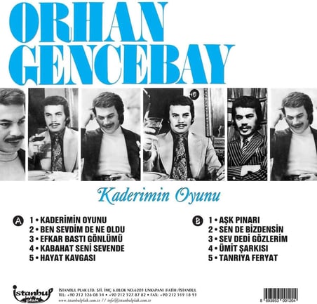 GEREKSİZ ŞEYLER Orhan Gencebay Kaderimin Oyunu Plak