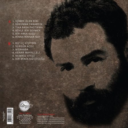Ahmet Kaya Dokunma Yanarsın Plak LP