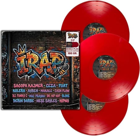 iRap Kırmızı Plak 3LP 180 Gr Açılır Kapak