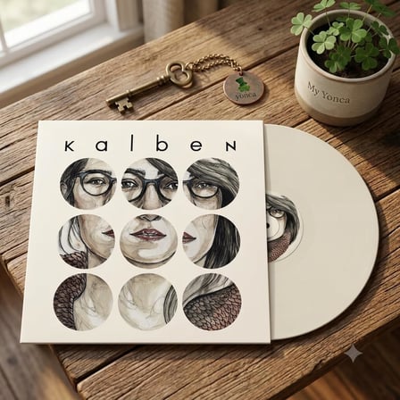 Kalben - Kalben Renkli Plak Kemik Beyazı LP, 180 Gram Vinil