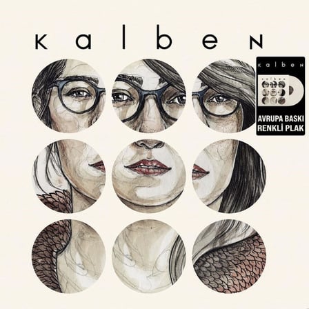 Kalben - Kalben Renkli Plak Kemik Beyazı LP, 180 Gram Vinil