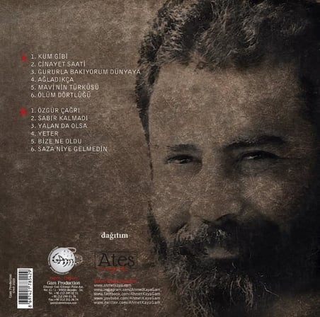 Ahmet Kaya - Şarkılarım Dağlara Plak (LP)