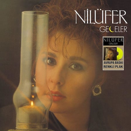 Nilüfer Geceler Sarı Renkli Plak, Avrupa Baskı, 180 Gram Vinil, 33 RPM, LP