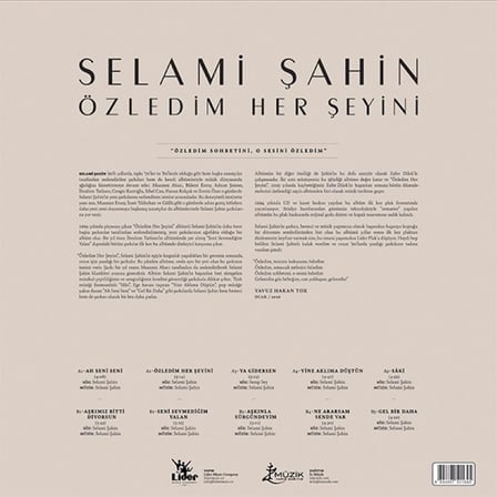 Selami Şahin Özledim Her Şeyini Plak LP