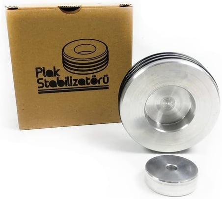 Plak Stabilizatörü + 7" Plak Adaptörü (Gümüş)