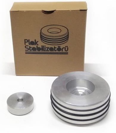 Plak Stabilizatörü + 7" Plak Adaptörü (Gümüş)