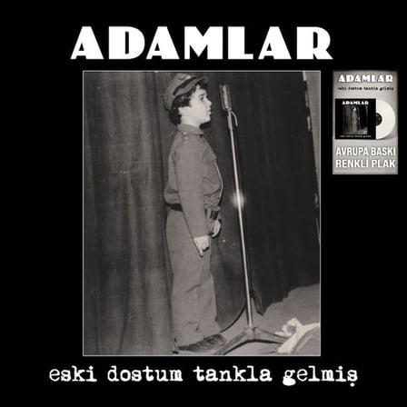 Adamlar Eski Dostum Tankla Gelmiş LP Renkli Plak