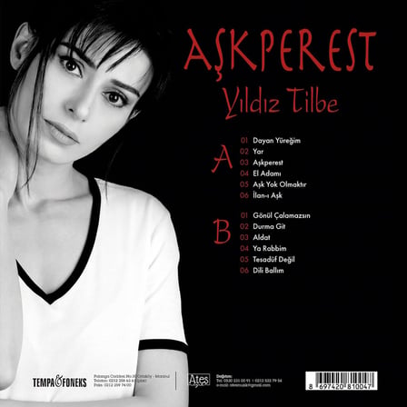 Yıldız Tilbe Aşkperest Plak 12 Parça Türkçe Pop Müzik Albümü