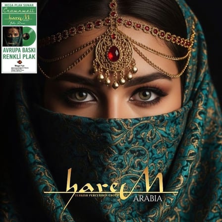 Harem Arabia Renkli Plak, Türk Perkusyon Grubu, Vinil Plak, Yeşil Renkli LP