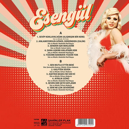 Esengül Esengül Plak Kırmızı LP
