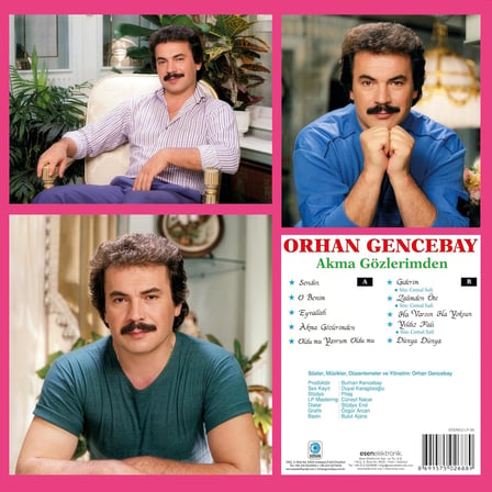 Orhan Gencebay Akma Gözlerimden Plak LP