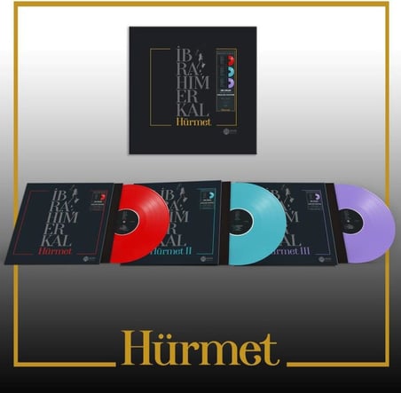 Hürmet (BOX SET) - Plak İbrahim ERKAL, Çeşitli Sanatçılar (Linet, Serkan Kaya, Funda Arar, İkilem, Ozan Doğulu & Cem Belevi, Kubat, Melek Mosso, Hakan Altun, Aydilge, Kafadar, Özgün, Zehra Arabacı,vd.