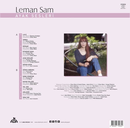 Leman Sam Ayak Sesleri Plak LP