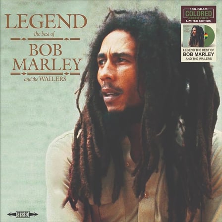 Bob Marley and the Wailers Legend En İyi Parçalar Yeşil Plak Vinyl LP