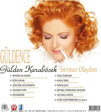 Gülden Karaböcek - Güldence - Sevmez Olaydım Plak - LP