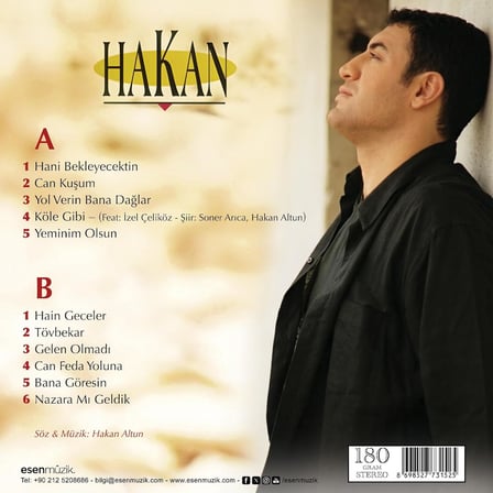 Hakan Altun - Hakan Plak 180 Gram Stereo LP, Türkçe Pop Müzik