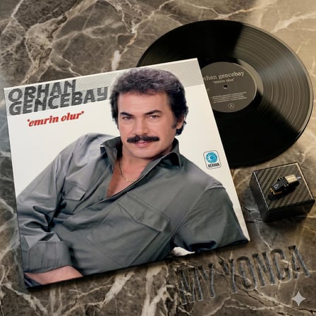 Orhan Gencebay Emrin Olur Plak LP, 33 RPM, Türk Sanat Müziği