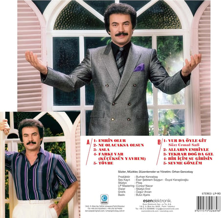 Orhan Gencebay Emrin Olur Plak LP, 33 RPM, Türk Sanat Müziği
