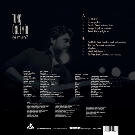 Tunç Öndemir İyi Misin? Plak LP Format, 10 Parçalı Türkçe Pop Albümü