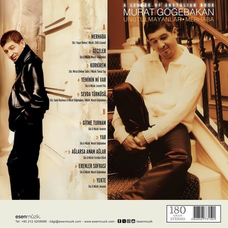 Murat Göğebakan Unutulmayanlar Merhaba Plak, 180 Gram Stereo LP, Anadolu Rock Efsanesi