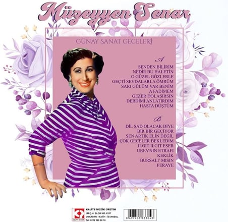 Müzeyyen Senar Günay Sanat Geceleri - Renkli Plak - LP
