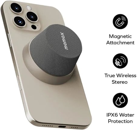 BS6HKL 1-Vibe Go Magnetic Wireless Speaker Titanyum